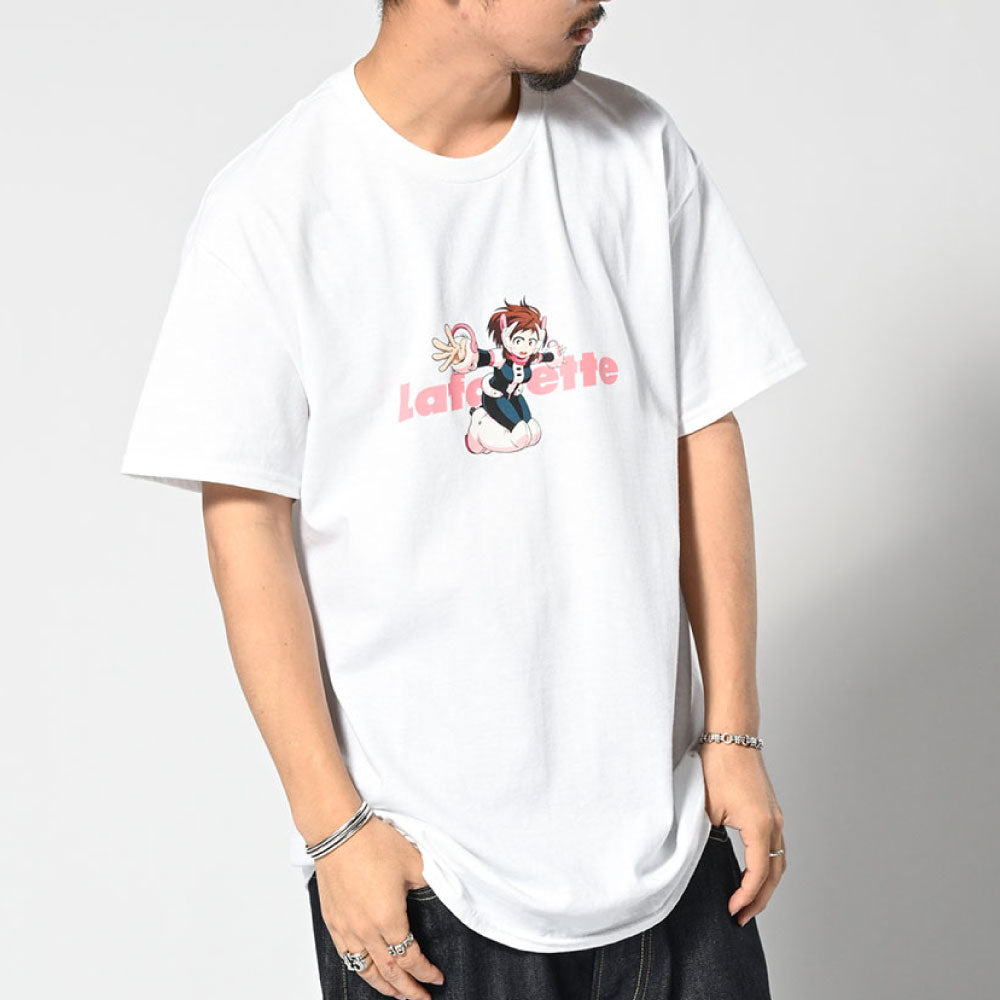 × 僕のヒーローアカデミア Lafayette LOGO S/S Tee 麗日お茶子 半袖 Tシャツ