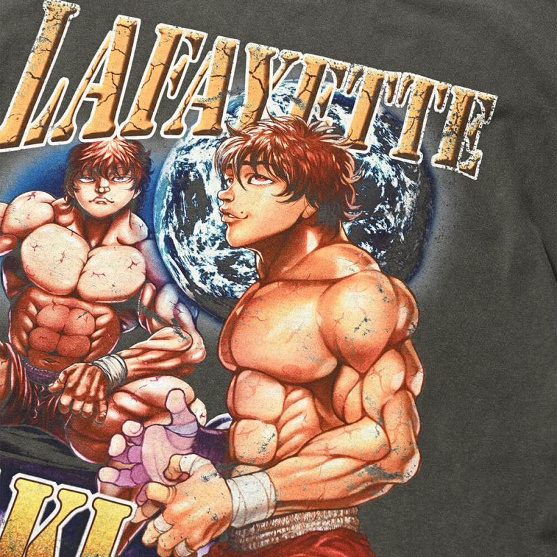 × Grappler Baki "HANMA BAKI" S/S Tee グラップラー刃牙 半袖 Tシャツ