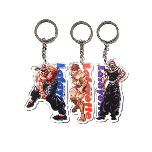 × Grappler Baki Acrylic Key Chain アクリル キーホルダー