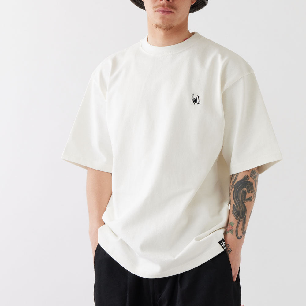 TAVU "2PAC" S/S Tee White 半袖 2パック Tシャツ