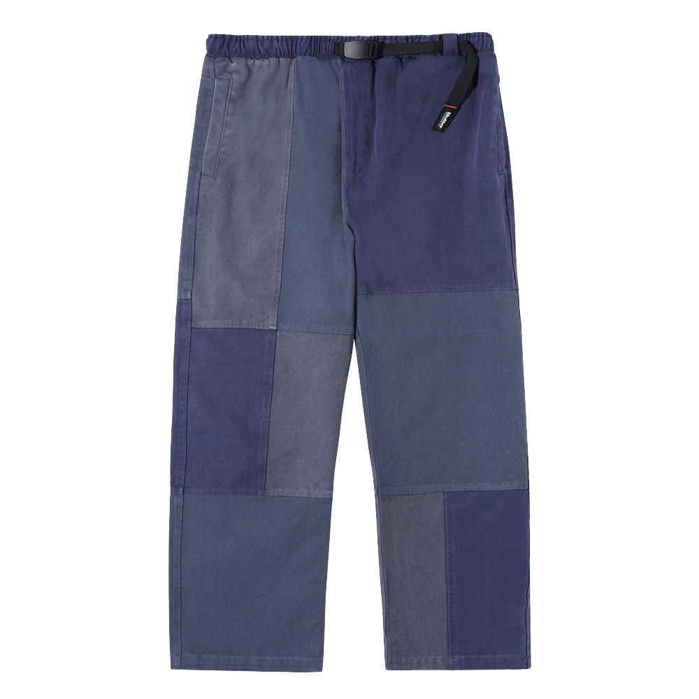 Washed Canvas Patchwork Pants Navy ウォッシュ キャンバス パッチワーク パンツ