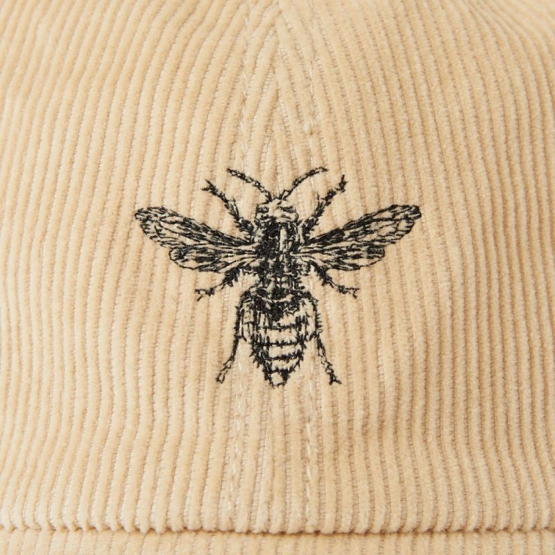 Anderson Corduroy Bee Panel Cap Embroidery 6パネル コーデュロイ キャップ 帽子