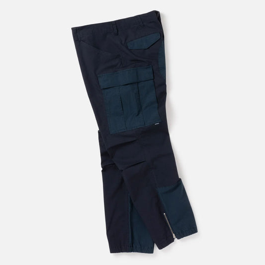 Switched Combat Cargo Pants Navy 切替 リップストップ カーゴ パンツ