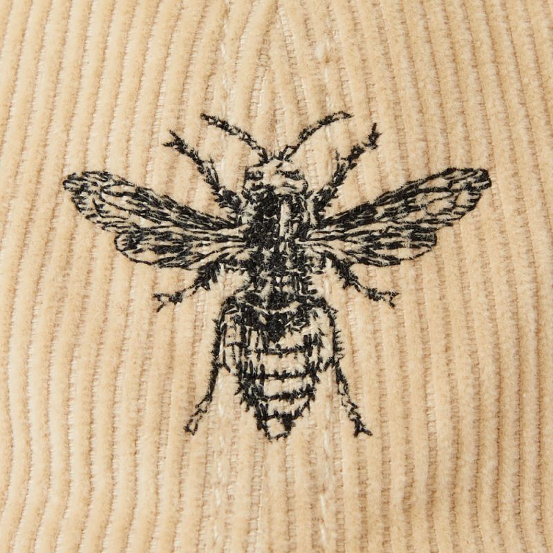 Anderson Corduroy Bee Panel Cap Embroidery 6パネル コーデュロイ キャップ 帽子