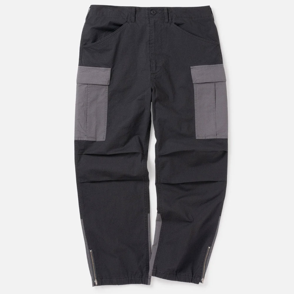 Switched Combat Cargo Pants Gray 切替 リッフ?ストッフ? カーコ? ハ?ンツ