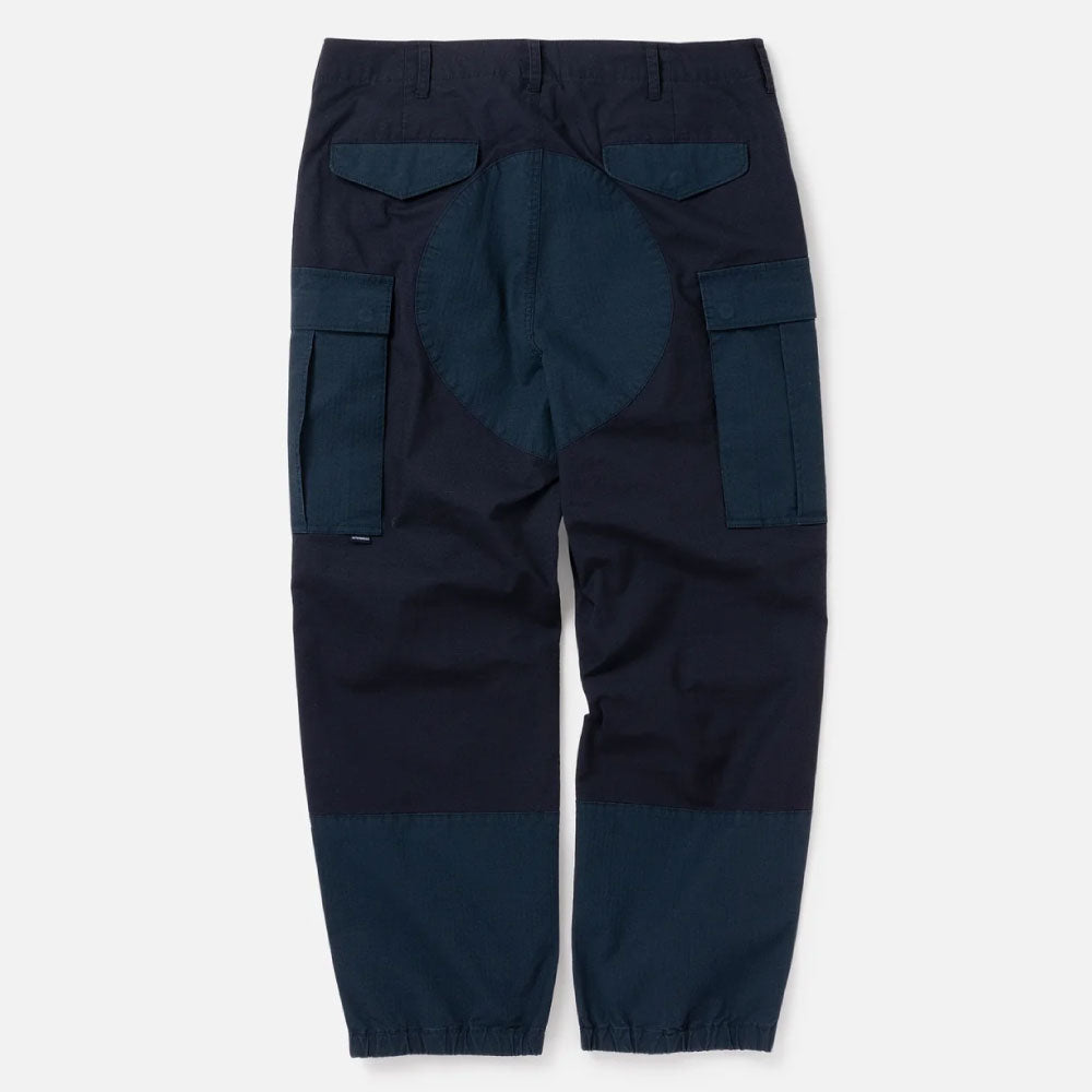 Switched Combat Cargo Pants Navy 切替 リップストップ カーゴ パンツ