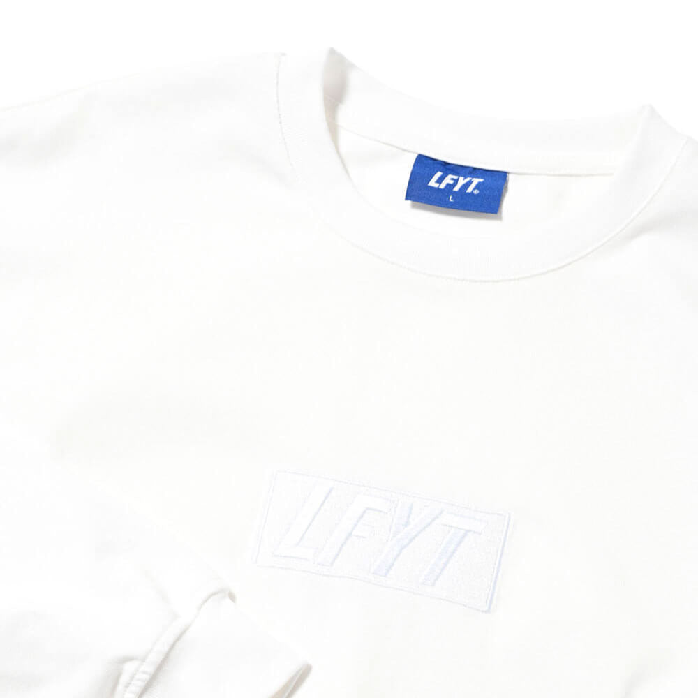 Tonal Box Logo L/S Tee WH トーナル ボックス ロゴ 長袖 Tシャツ