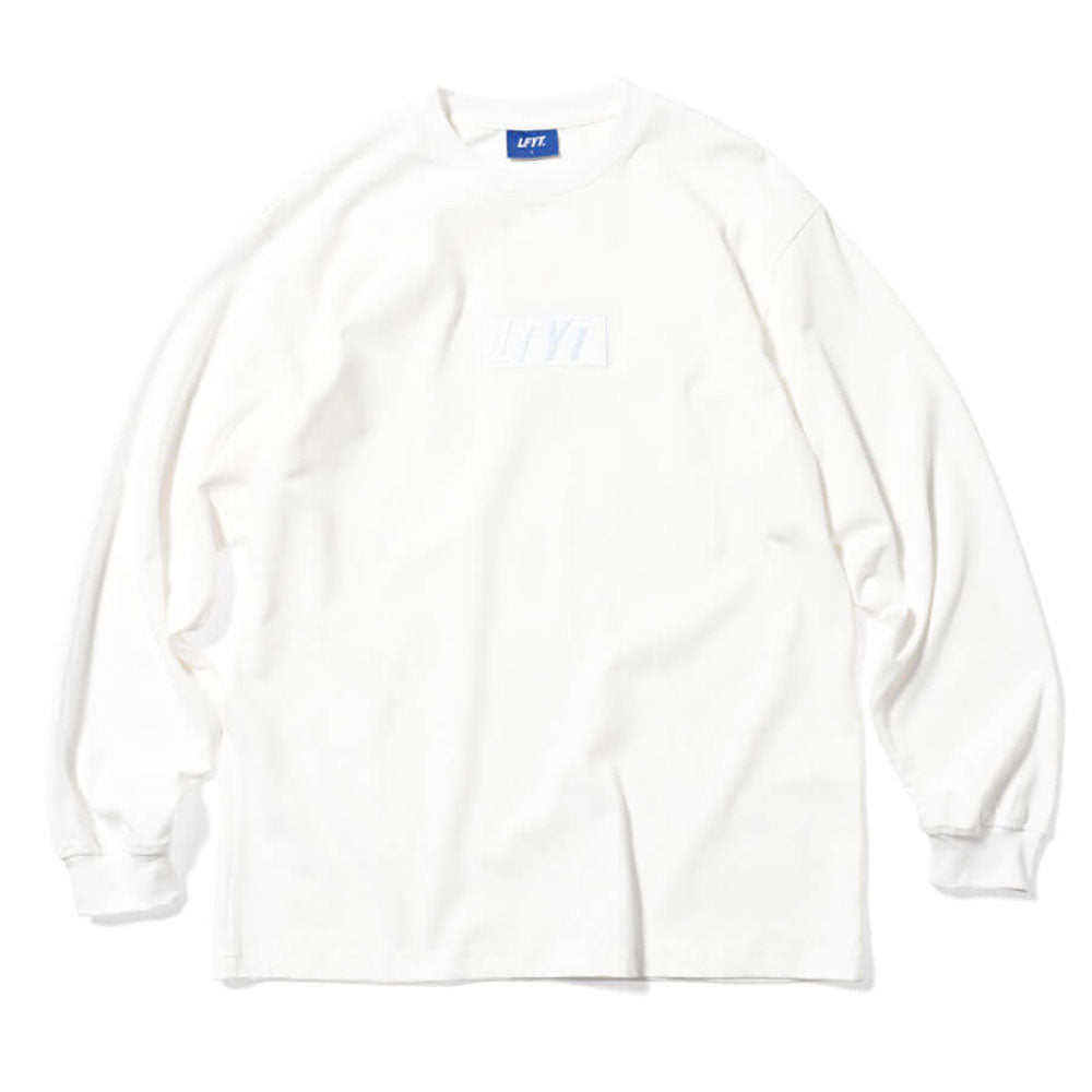 Tonal Box Logo L/S Tee WH トーナル ボックス ロゴ 長袖 Tシャツ