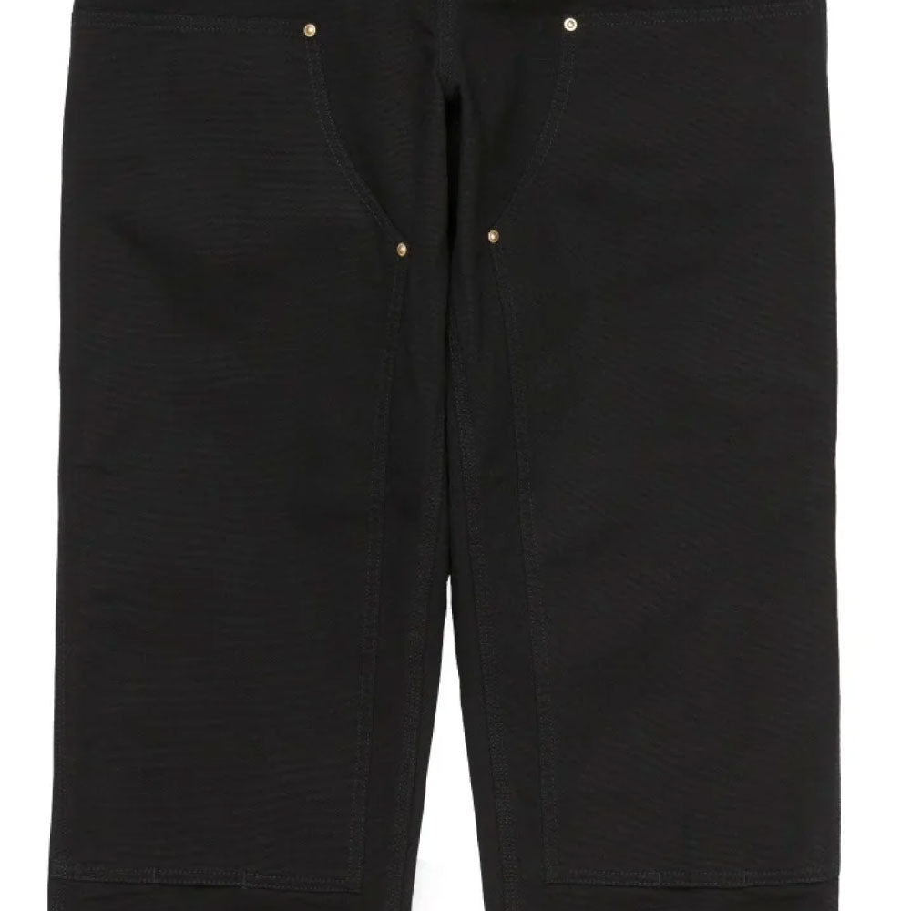 Double Knee Pants Black rinsed ダブルニー パンツ