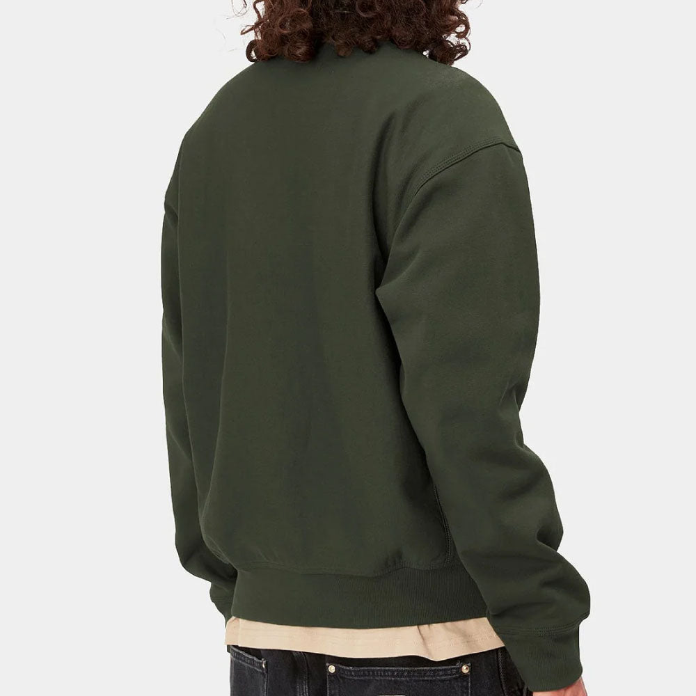 Half Zip American Script Sweatshirt Plant ハーフ ジップ アメリカン スクリプト スウェット シャツ