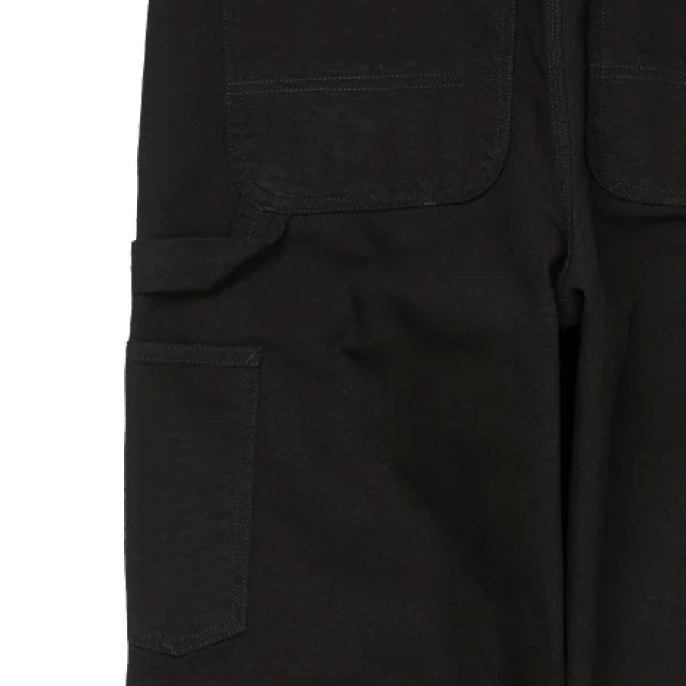 Double Knee Pants Black rinsed ダブルニー パンツ