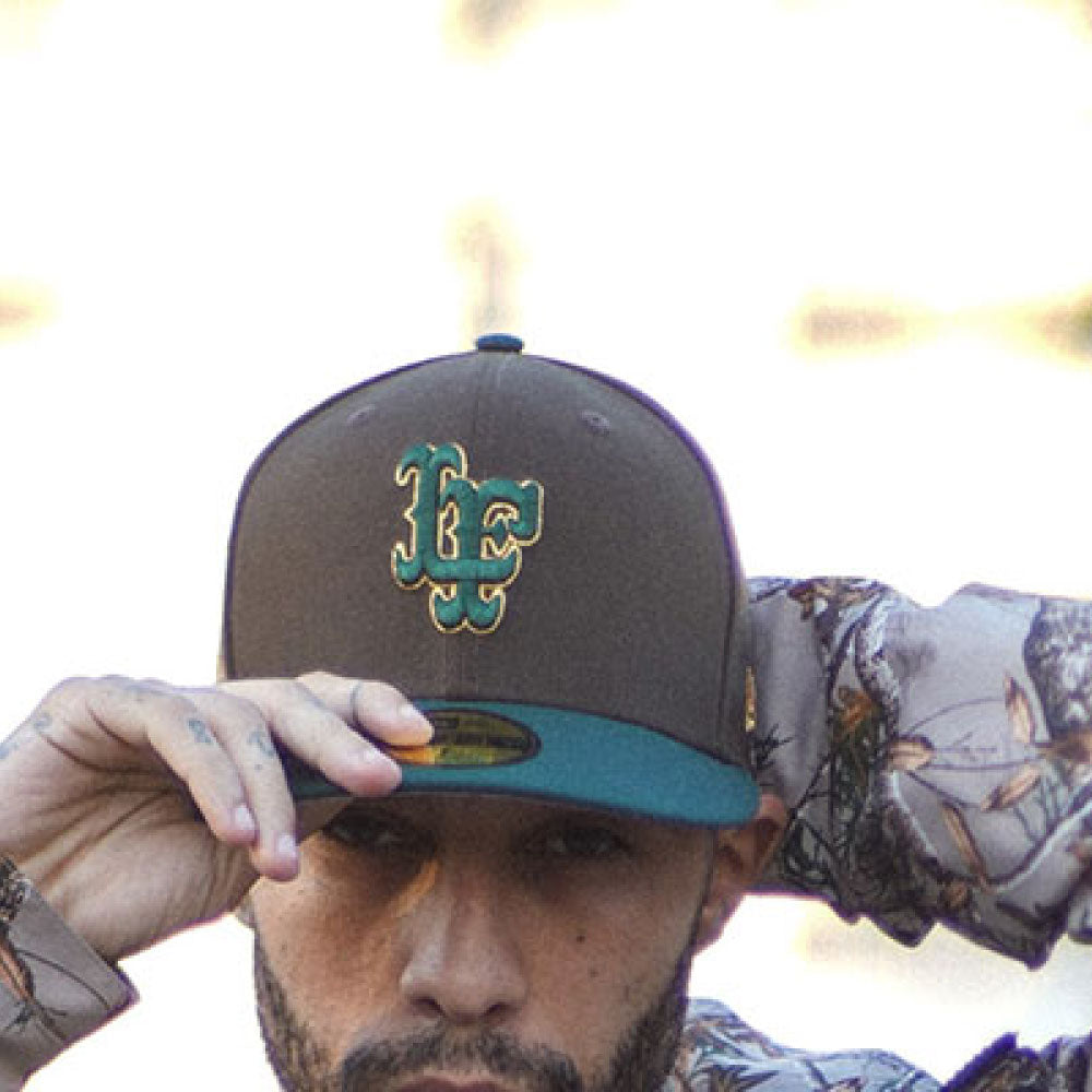 × New Era LF Logo 59Fifty 20th Anniversary Cap "Beef And Broccoli" ニューエラ ロゴ キャップ 帽子