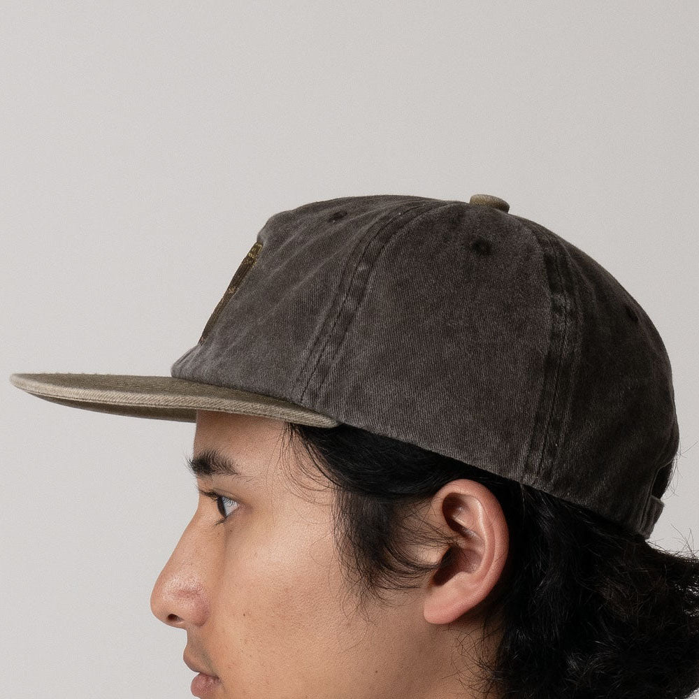 Smoke House Faded Cap コットン ツイル フラット ハ?イサ?ー キャップ