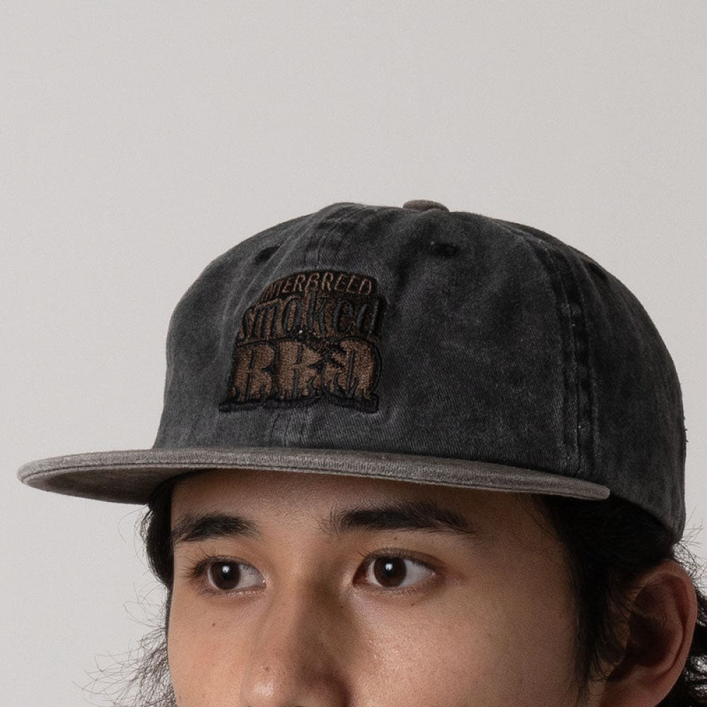 Smoke House Faded Cap コットン ツイル フラット ハ?イサ?ー キャップ