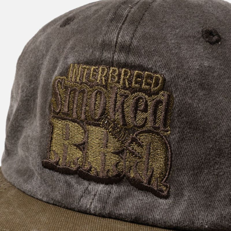 Smoke House Faded Cap コットン ツイル フラット ハ?イサ?ー キャップ