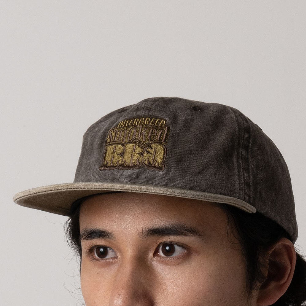 Smoke House Faded Cap コットン ツイル フラット ハ?イサ?ー キャップ