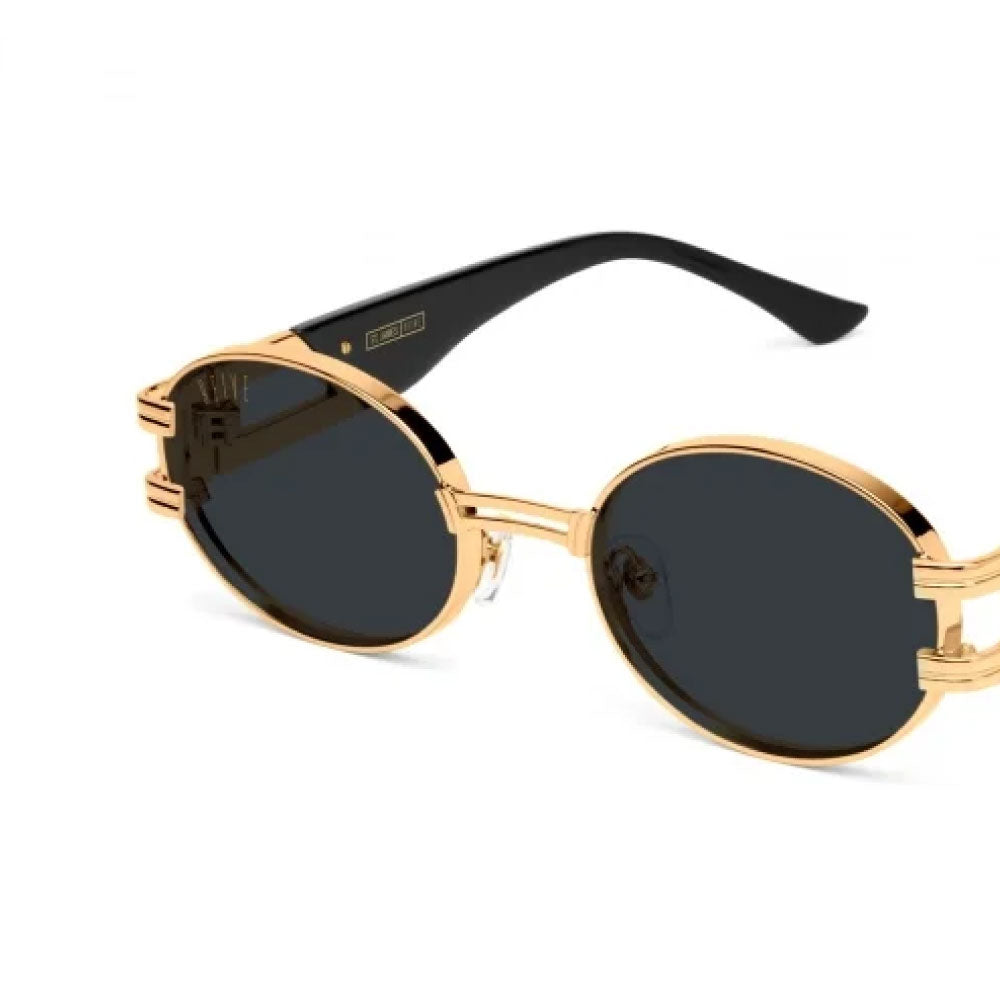 ST. James Black & 24K Gold Sunglasses セントジェームス ブラック & 24K ゴールド サングラス 偏光レンズ