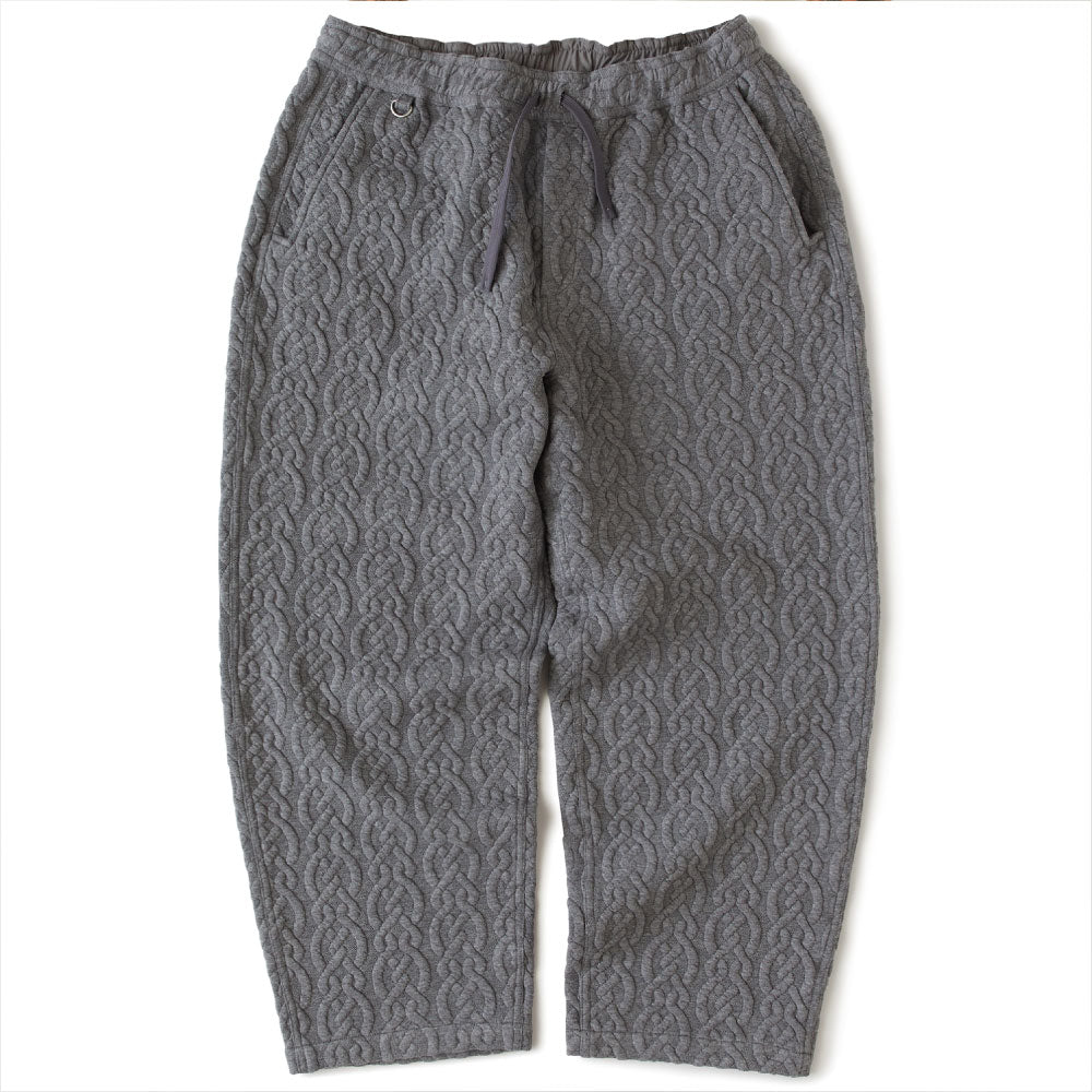 Cablucks Cable Knit Easy Pants GRY ケーブル ニット イージー パンツ