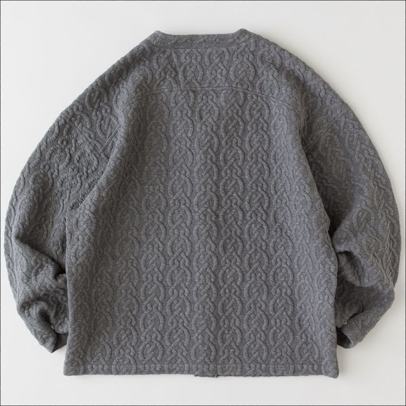 Cabgan Cable Knit Cardigan GRY ケーブル ニット カーディガン