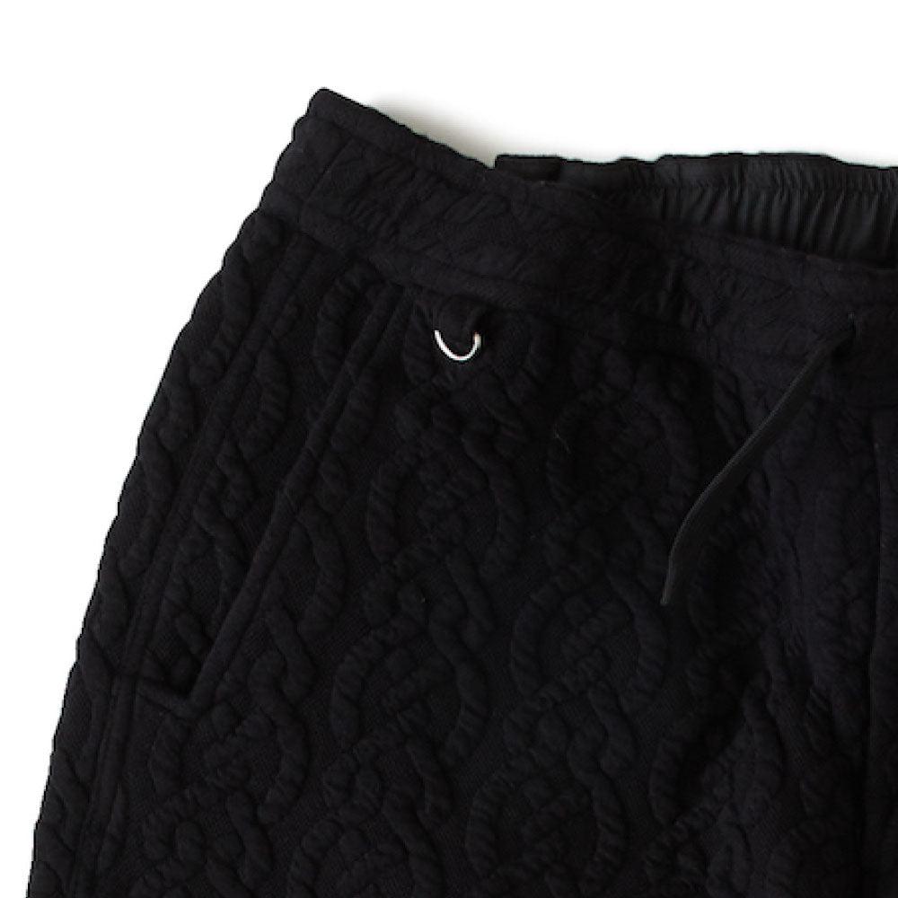 Cablucks Cable Knit Easy Pants BLK ケーブル ニット イージー パンツ