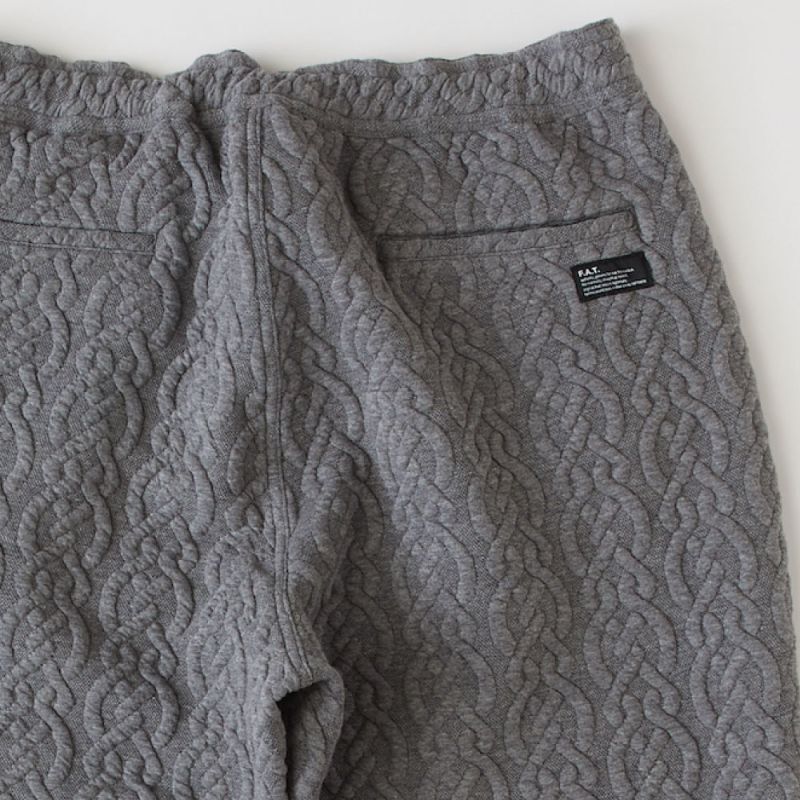 Cablucks Cable Knit Easy Pants GRY ケーブル ニット イージー パンツ