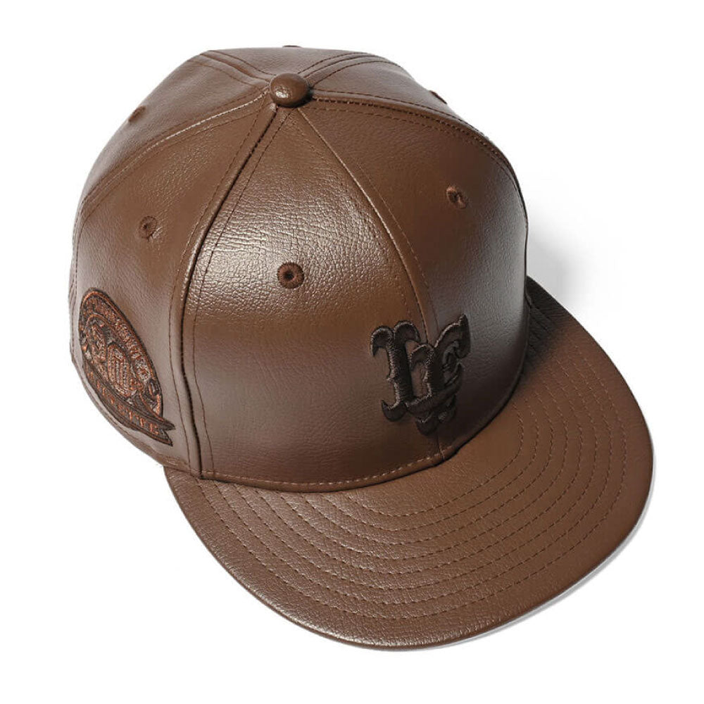 × New Era LF Logo 59Fifty 20th Anniversary Cap "Leather" ニューエラ ロゴ キャップ 帽子
