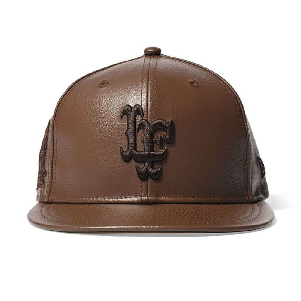 × New Era LF Logo 59Fifty 20th Anniversary Cap "Leather" ニューエラ ロゴ キャップ 帽子