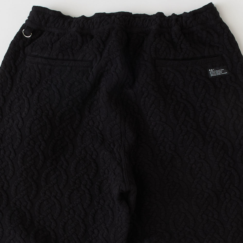 Cablucks Cable Knit Easy Pants BLK ケーブル ニット イージー パンツ