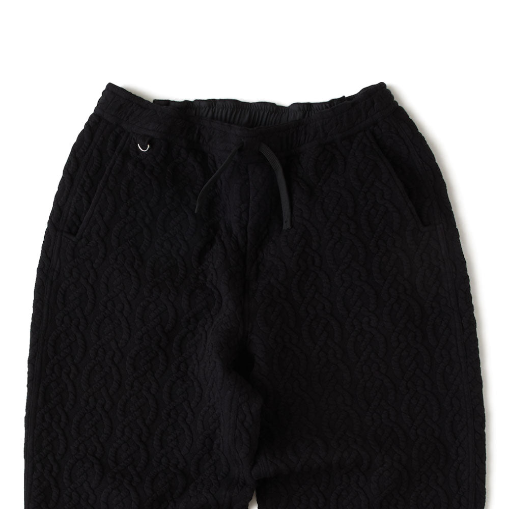 Cablucks Cable Knit Easy Pants BLK ケーブル ニット イージー パンツ