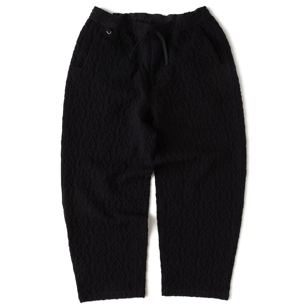 Cablucks Cable Knit Easy Pants BLK ケーブル ニット イージー パンツ