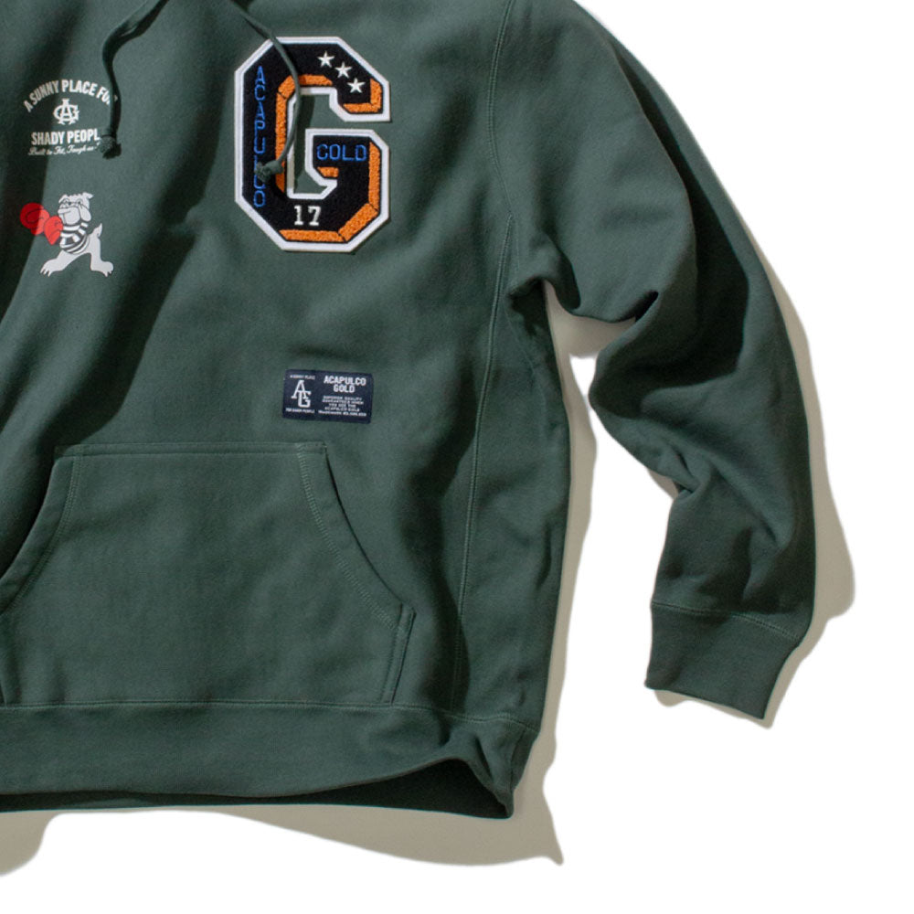 Applique Sweat Hoodie GRN アップリケ スウェット フーディー パーカー