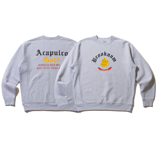 Brooknam Crewneck Sweatshirt GRY ブルックナム クルーネック スウェット