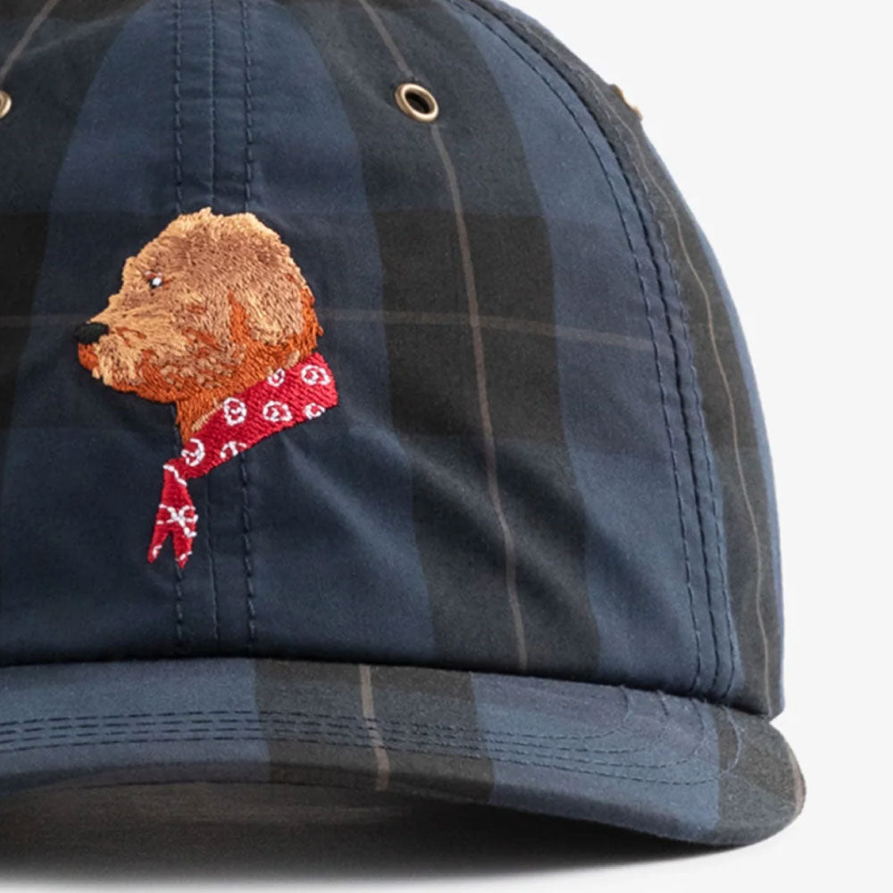 Buddy Nylon Check Logo Cap ナイロン チェック ドッグ 犬 ロゴ キャップ 帽子