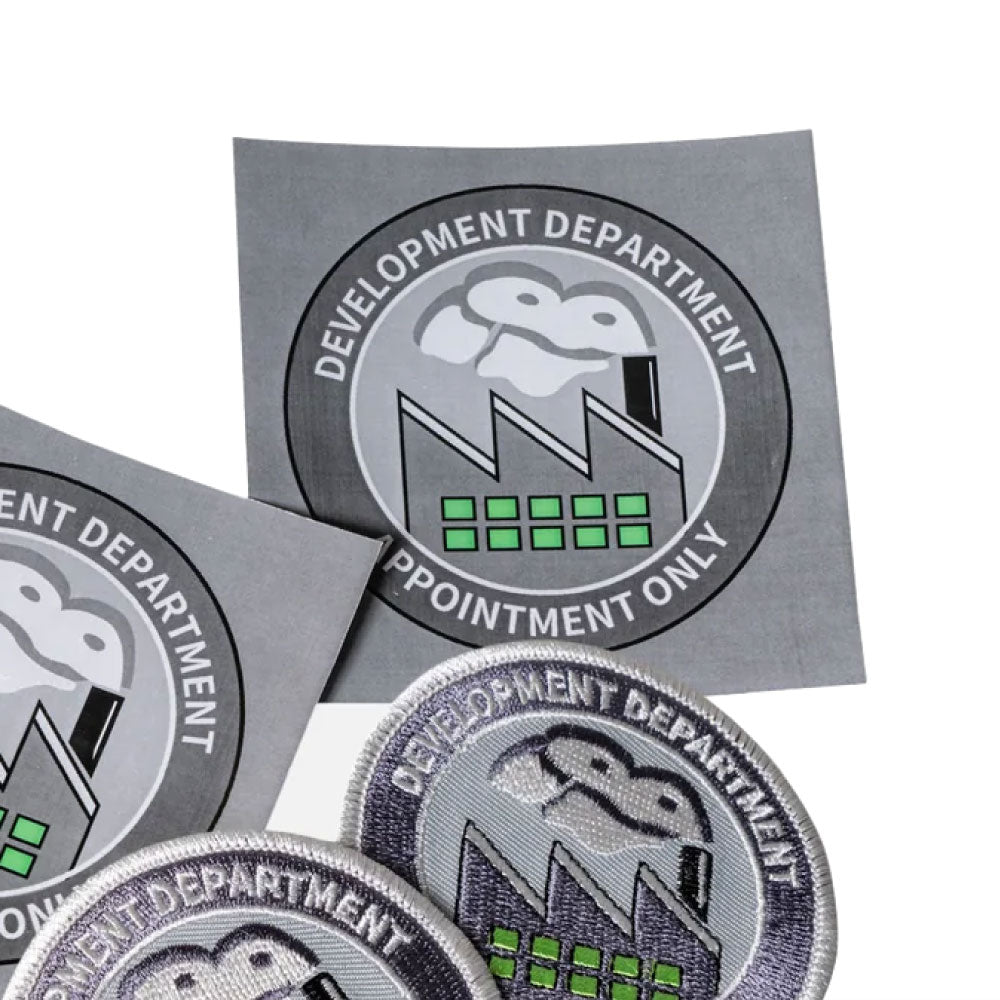 Department Kit Patch & Sticker DIY キット IB開発部門 ロゴ ワッペン ステッカー ZIP パック