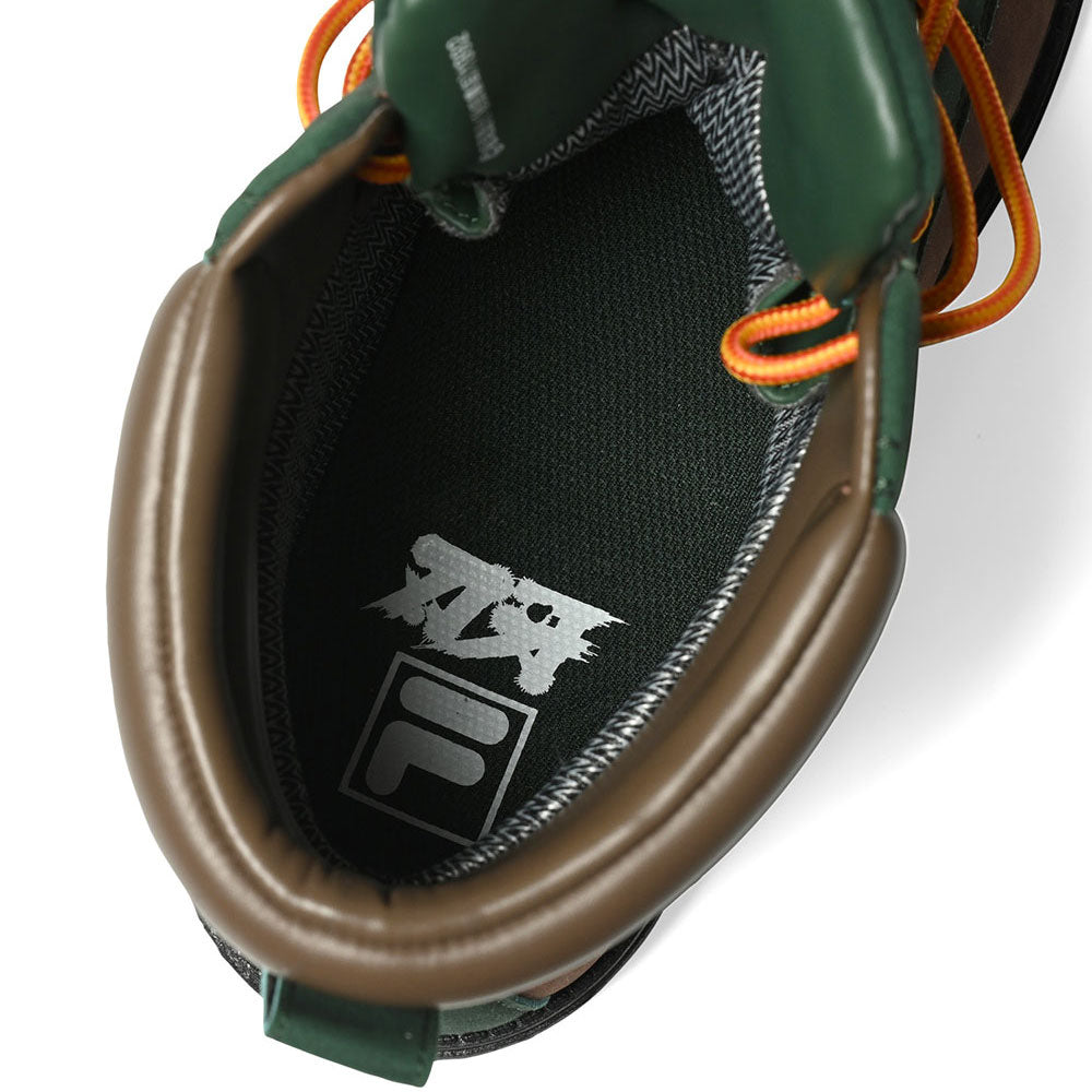 × Grappler Baki Watersedge WP FS Brown Green フィラ グラップラー刃牙 ブーツ