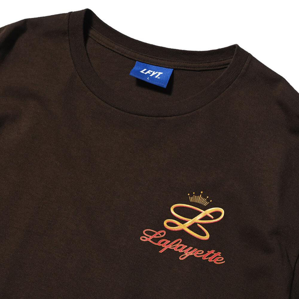 Gold L Logo S/S Tee BRN ゴールド ロゴ 半袖 Tシャツ