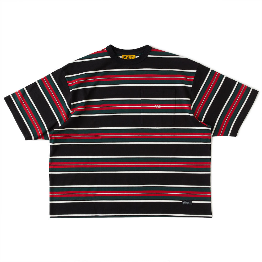 GRANDA S/S Border Tee BLK 半袖 ヘヴーウェイト Tシャツ