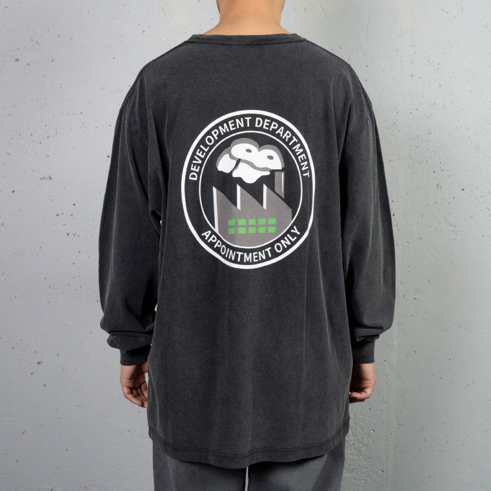 Department Pigment L/S Tee デパートメント ピグメント ワッペン 長袖 Tシャツ