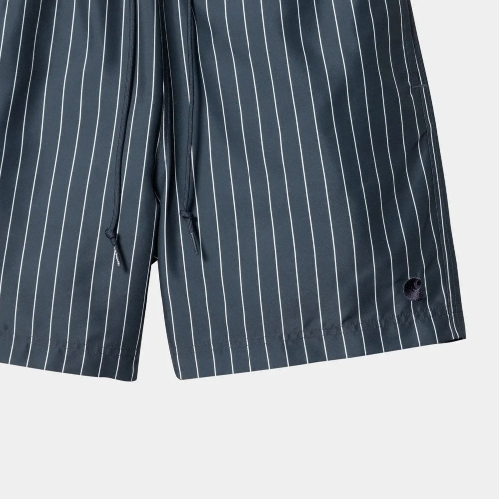 Slater Pinstripe Swim Trunks NVY 水陸両用 ストライプ スイム トランクス ショーツ パンツ