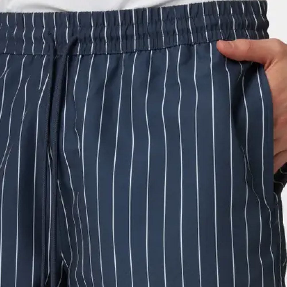 Slater Pinstripe Swim Trunks NVY 水陸両用 ストライプ スイム トランクス ショーツ パンツ