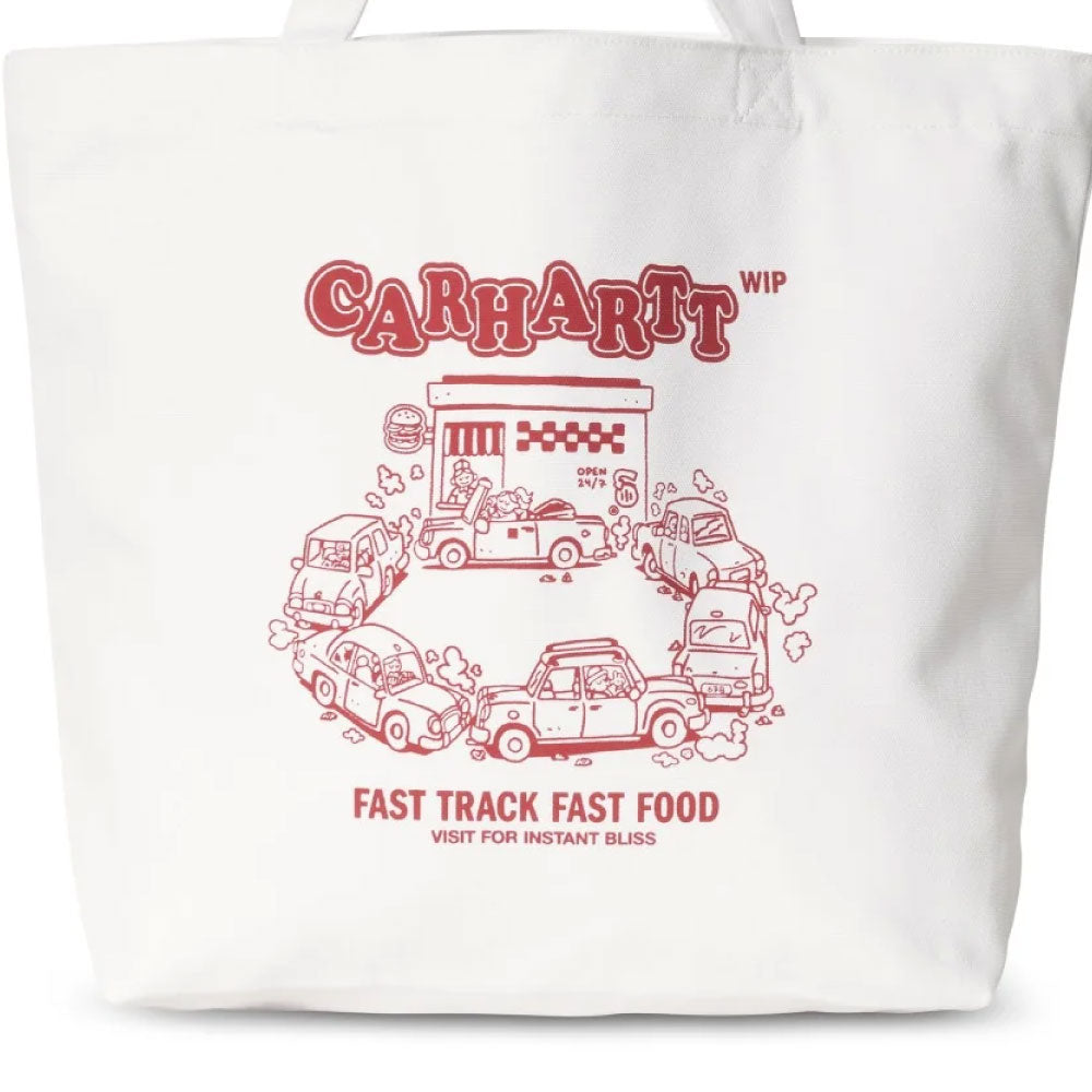 Canvas Graphic Tote Bag Fast Food Print キャンバス グラフィック ファストフィード トート バッグ