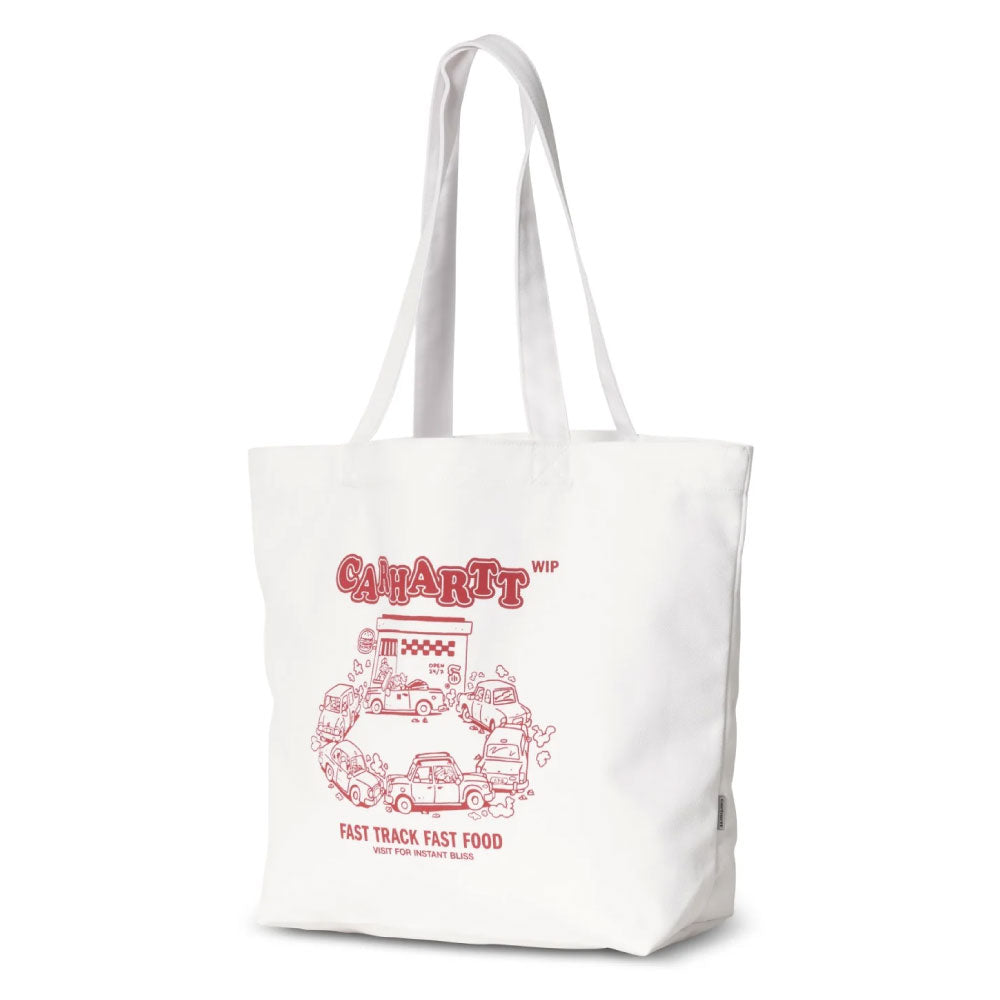 Canvas Graphic Tote Bag Fast Food Print キャンバス グラフィック ファストフィード トート バッグ