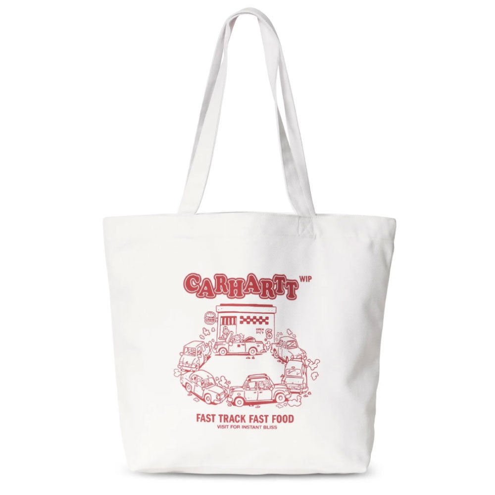 Canvas Graphic Tote Bag Fast Food Print キャンバス グラフィック ファストフィード トート バッグ