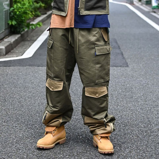 Tonal Multi Pocket Over Pants OLV マルチ ポケット カーゴ パンツ