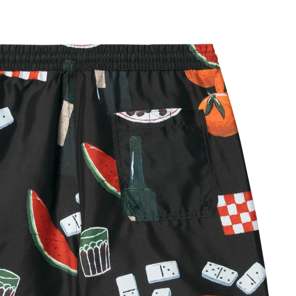 Slater Isis Maria Dinner AOP Swim Trunks BLK 水陸両用 スイム トランクス ショーツ パンツ