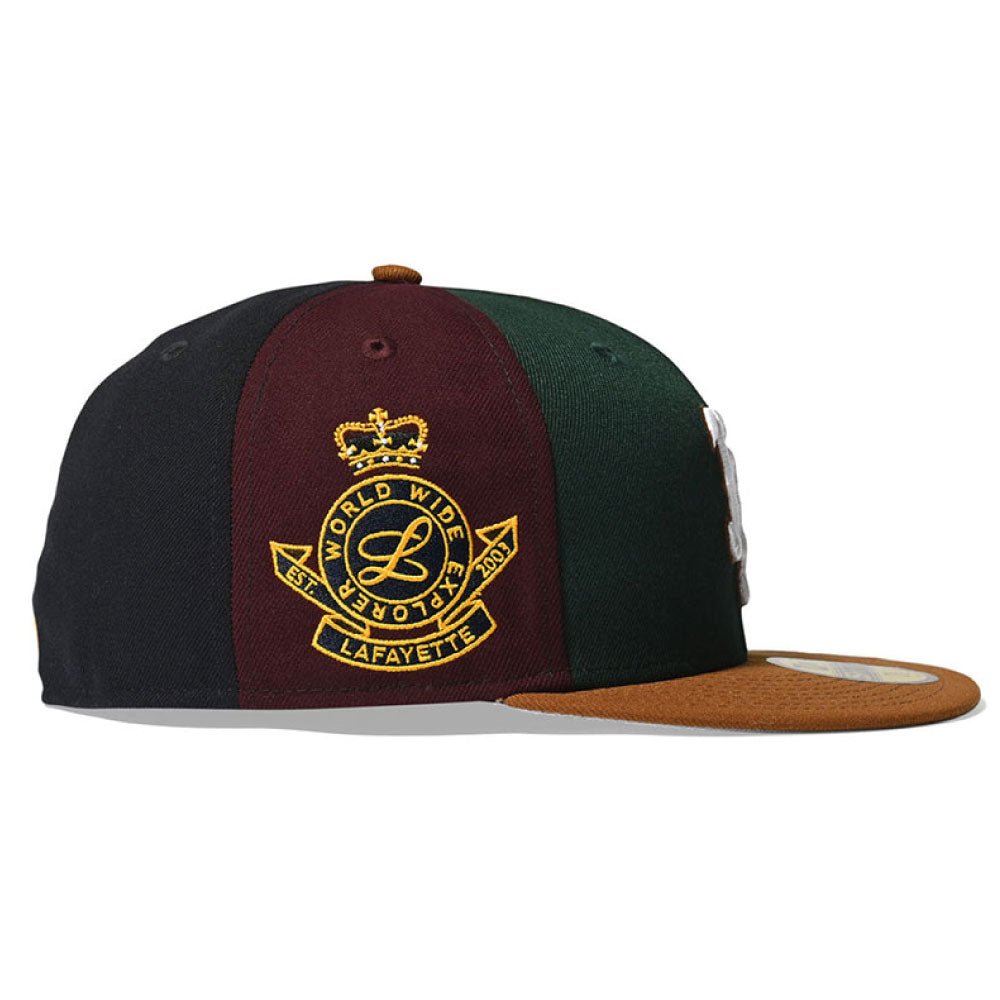 × New Era LF Logo 59Fifty College Color Cap MLT ニューエラ ロゴ キャップ レザー 帽子