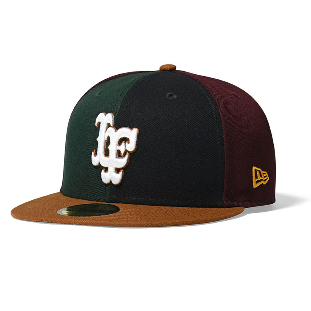 × New Era LF Logo 59Fifty College Color Cap MLT ニューエラ ロゴ キャップ レザー 帽子