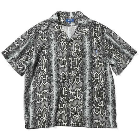 Patterned Open Collar S/S Snake Shirt スネーク 半袖 開襟 シャツ