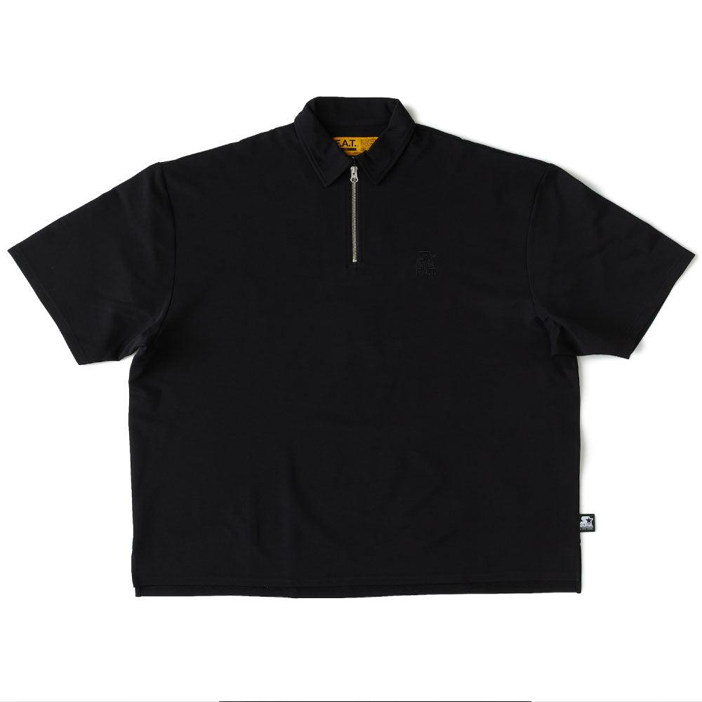 × Starter Black Label S/S Half Zip Polo Shirts スターター ハーフ ジップ 半袖 ポロ シャツ