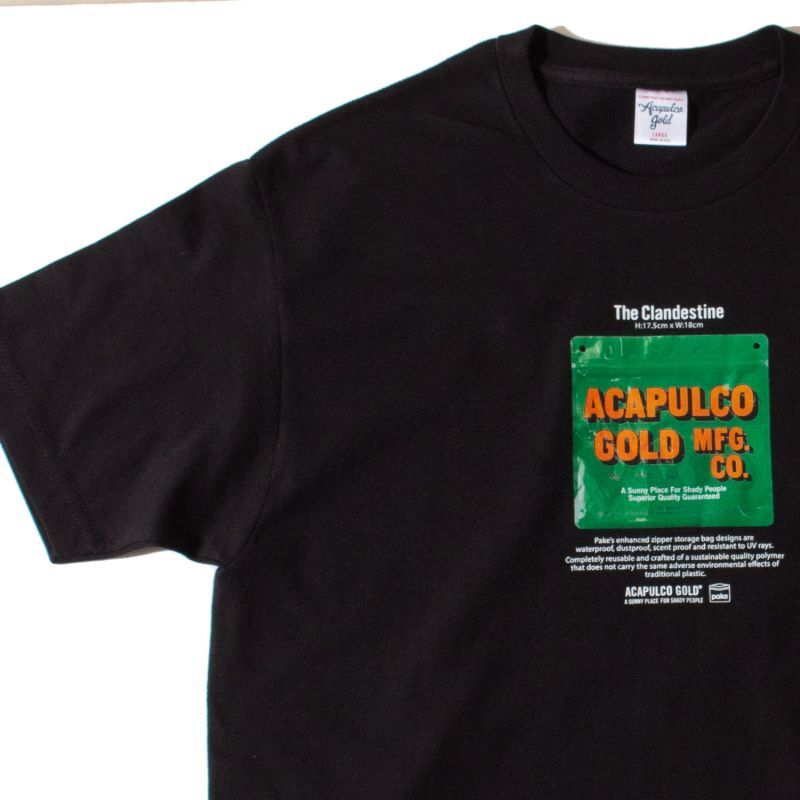 The Clandestine Collab With Pake S/S Tee BLK 半袖 Tシャツ